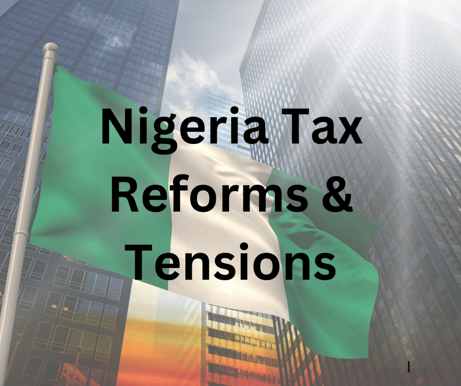 Dynamics of Nigeria Tax Reform